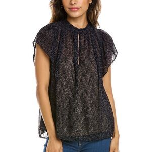 NWT Vince Starry Dot Blouse M